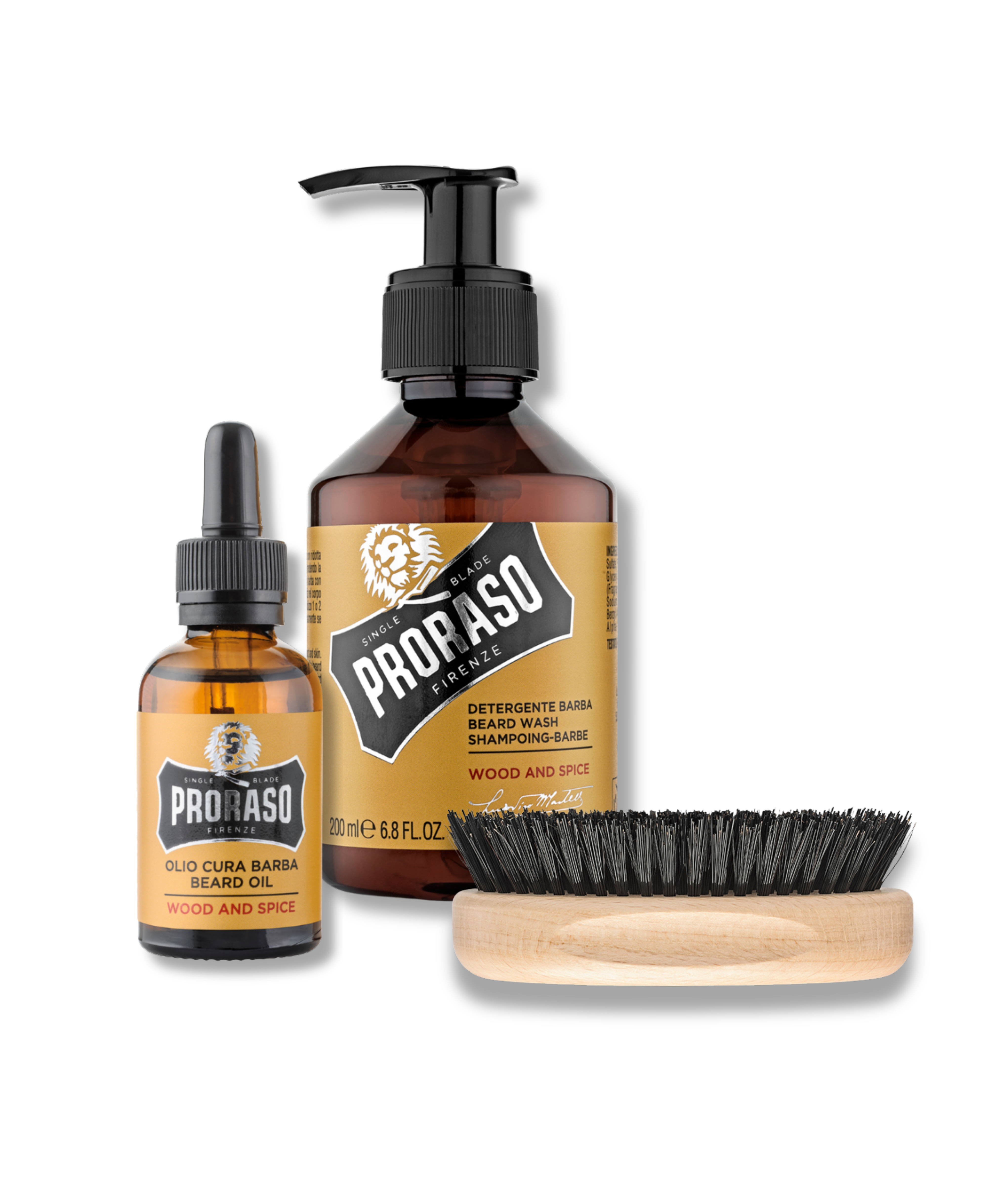 Long Beard Essentials Bundle: Wood & Spice