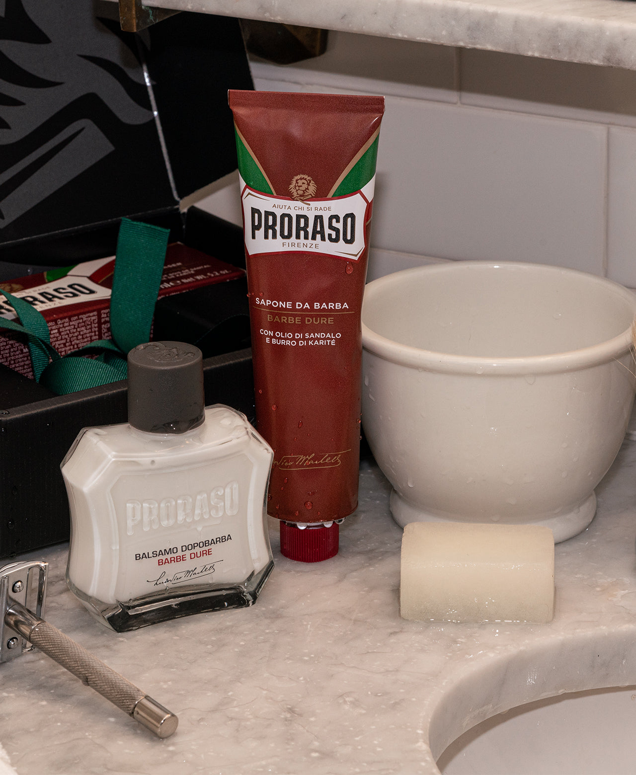 Classic Shaving Duo Box: Coarse Beard (with After Shave Balm)