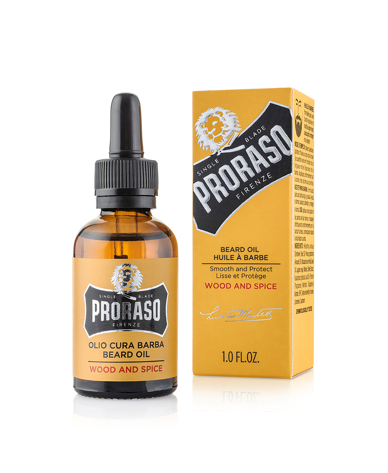 Beard Oil in Wood & Spice Fragrance, 1 fl oz