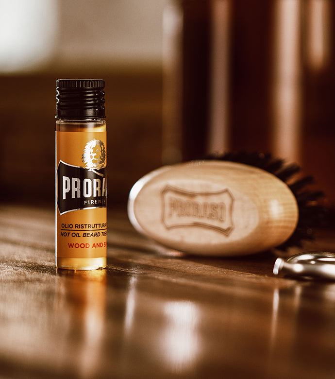 Hot Oil Beard Treatment: Wood & Spice