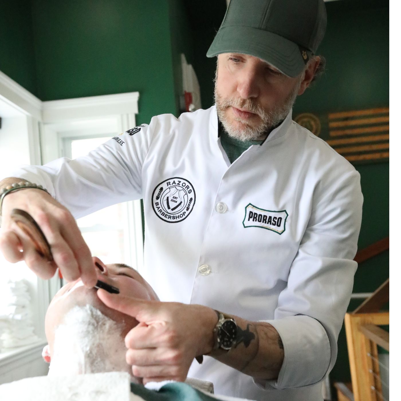 Exfoliating Beard Paste and Facial Scrub in Mint & Rosemary Scent, 3.5