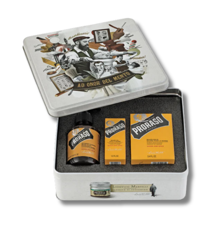 Proraso Beard Care Tin: Wood & Spice