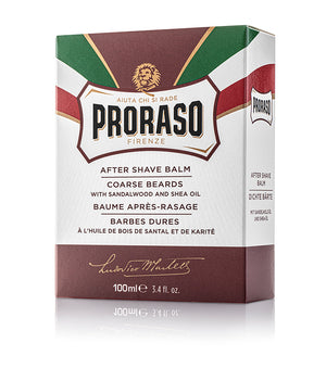 Proraso After Shave Balm Nourishing for Coarse Beards - box