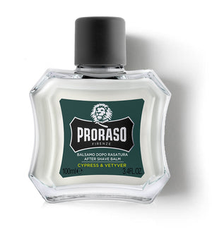 Proraso Single Blade Cypress & Vetyver Single Blade After Shave Balm Bottle