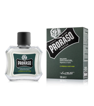 Single Blade After Shave Balm: Cypress & Vetyver - Proraso USA