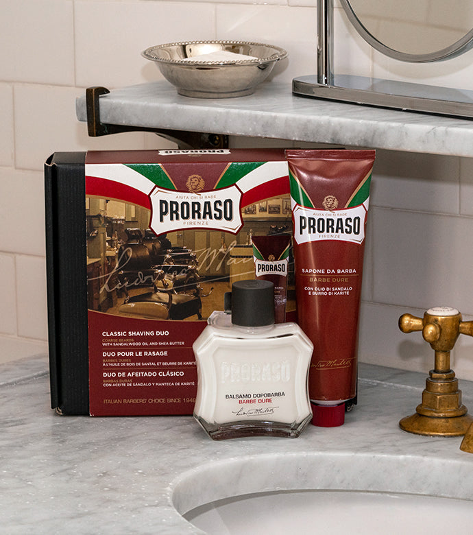 Classic Shaving Duo Box: Coarse Beard (with After Shave Balm)