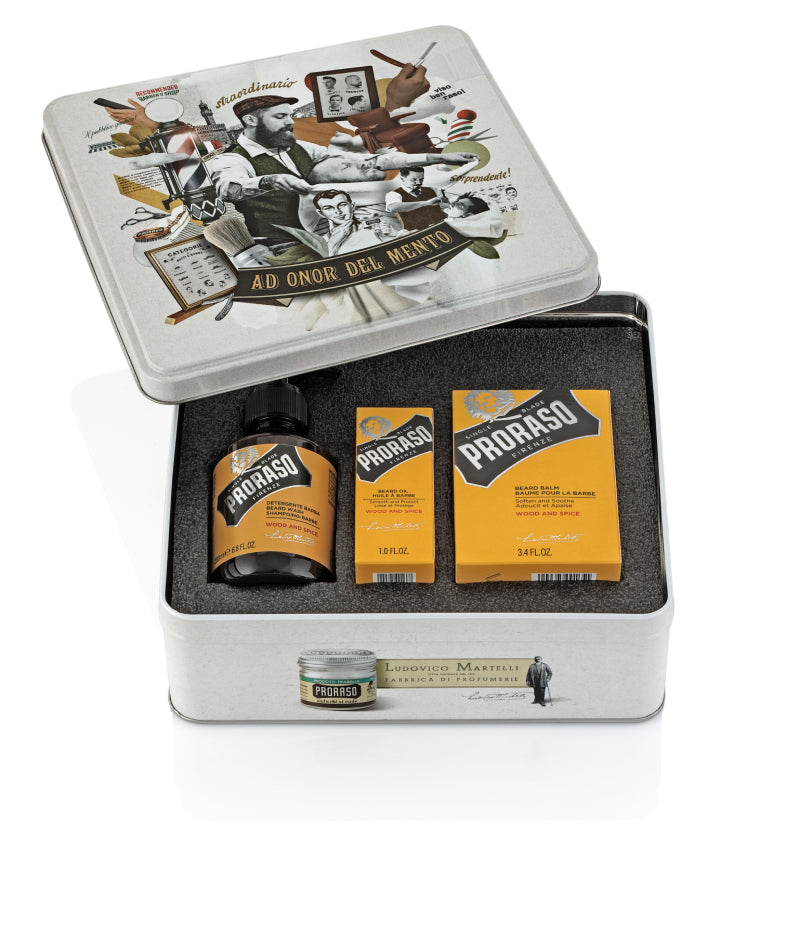 Proraso Beard Care Tin: Wood & Spice